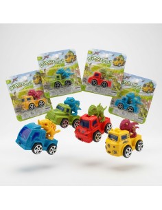 Slided Cartoon Car With Dinosaurs 2