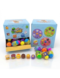 Eggs Solid Color Pullback Cartoon Car (48pcs) 2