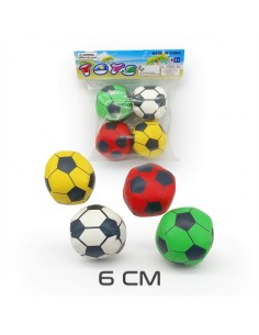 Cotton Filled Soccer Balls 6cm (4pcs) 2