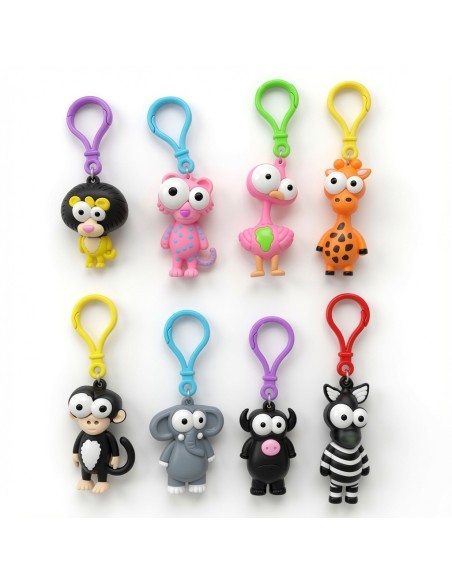 Pop-eyed Animal Keychain