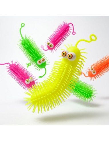 17cm Flash Eyes Popped Out Caterpillars (12Pcs)