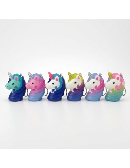 PU Unicorn Toy With Keychain