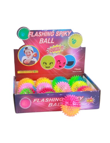 7.5cm Flash Spiky Ball '12pcs)