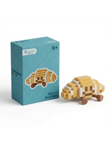 Croissant Puzzle Building Blocks 153Pcs