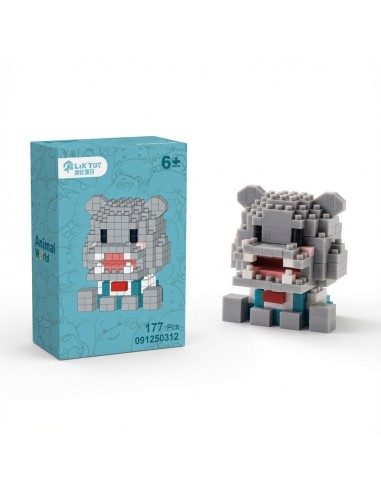 Small Hippo Puzzle Building Blocks 240Pcs