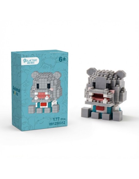 Small Hippo Puzzle Building Blocks 240Pcs