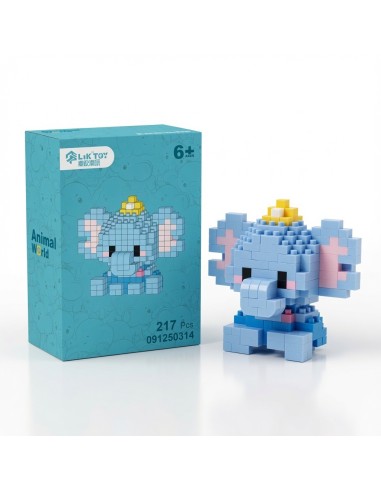 Small Elephant Puzzle Building Blocks 240Pcs