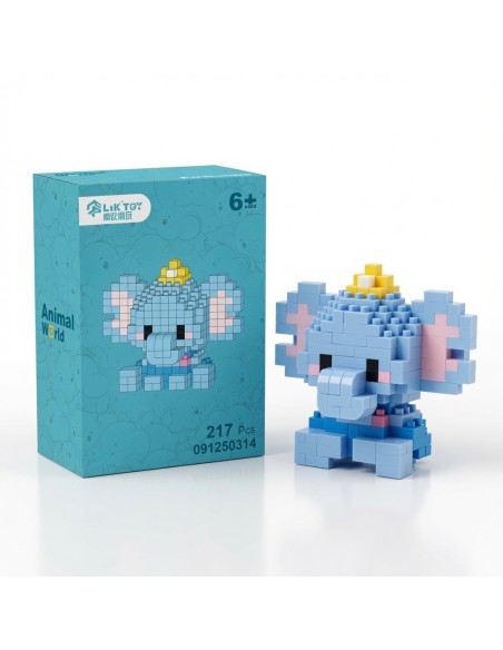Small Elephant Puzzle Building Blocks 240Pcs