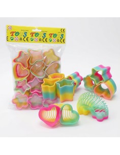 Rainbow Springs In Different Shapes 12pcs