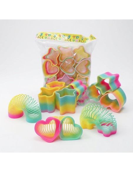 Rainbow Springs In Different Shapes 12pcs