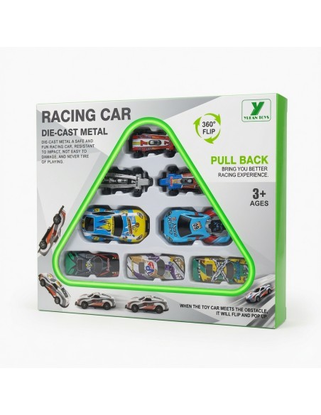 Metal Pullback Bouncing Cars 8pcs