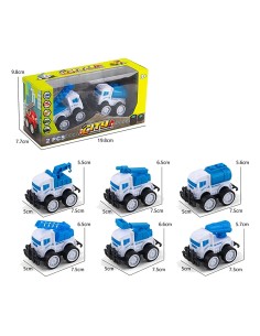 Pack Of 2 - Pullback Off-road Rescue Vehicles