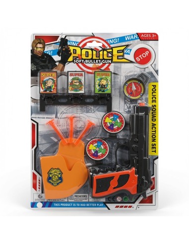 Needle Gun With Triple Target Compass Police Set