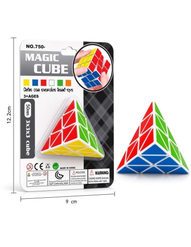5cm Solid Color Pyramid Rubik's Cube