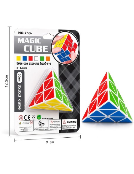 5cm Solid Color Pyramid Rubik's Cube