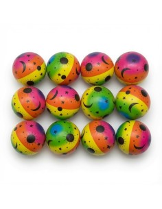 6.3cm PU Ball Colourful Sky