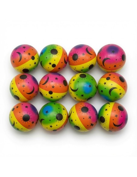 6.3cm PU Ball Colourful Sky