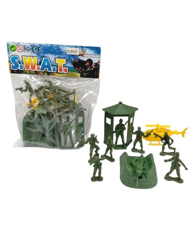 Helicopter Soldier Military Set