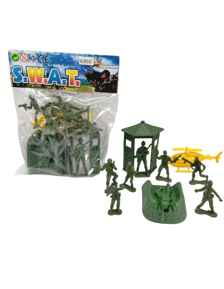 Helicopter Soldier Military Set