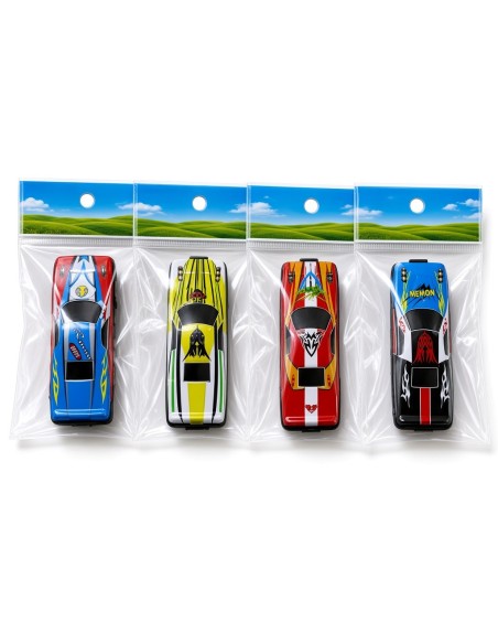 Iron Sliding Race Cars 4 ASST.