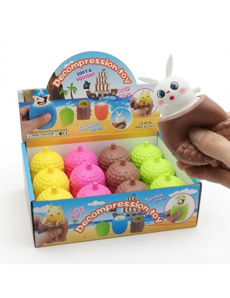 Stress Relief Pinecone Rabbits Squishy Toy