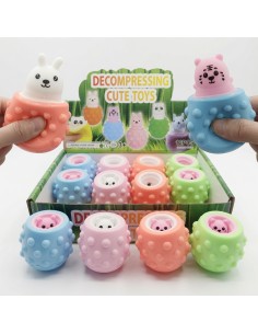 Stress Relief Bean Cup Squishy Toy