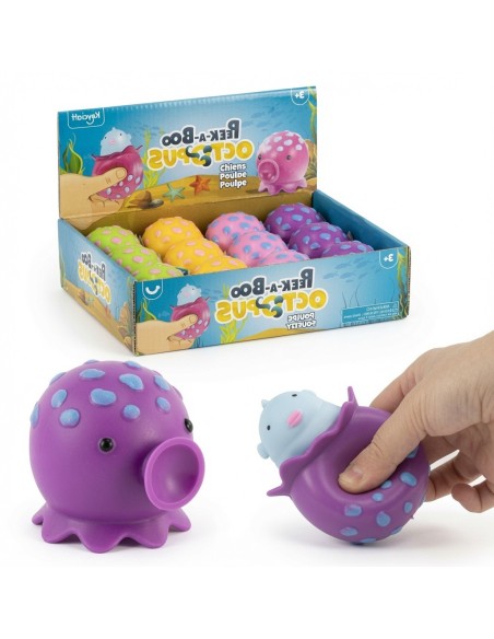 Squeezing Sucker Octopus