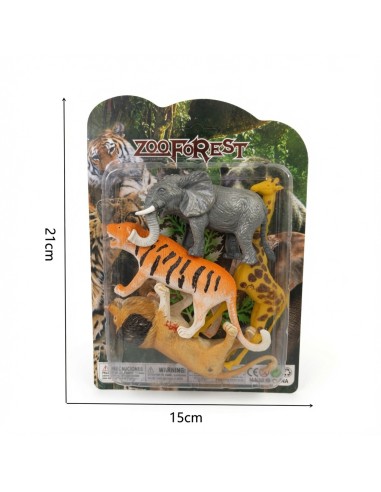 Wild Animals 4pcs
