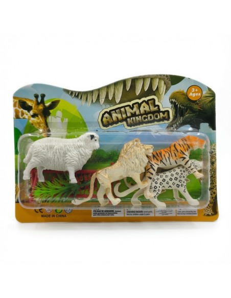 Animals Paired With Grass 4pcs