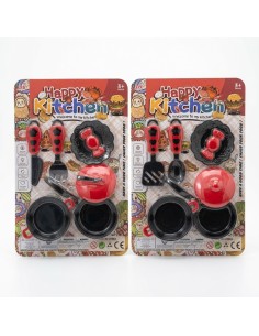 Round Pot Tableware Set With Candy