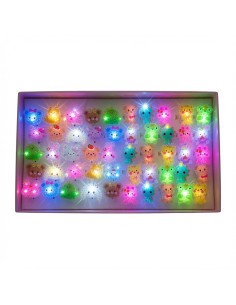 Flashing Glitter Cartoons Rings 2