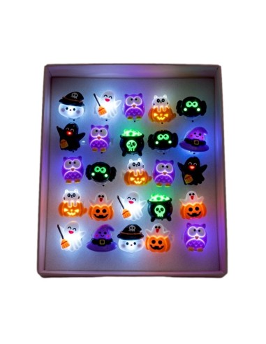 Flashing Halloween Rings