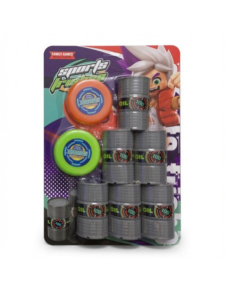 Stacking Oil Tank Frisbee Game Set