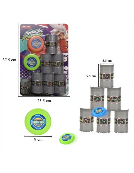 Stacking Oil Tank Frisbee Game Set