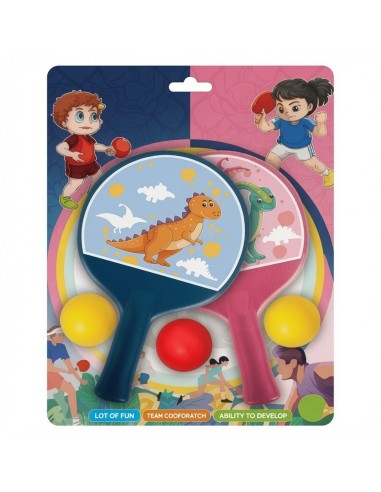 Dinosaur Table Tennis Set