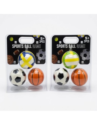 10cm Sports Pu Balls 3pcs
