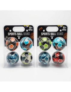 10cm Graffiti Football Pu Balls 4pcs