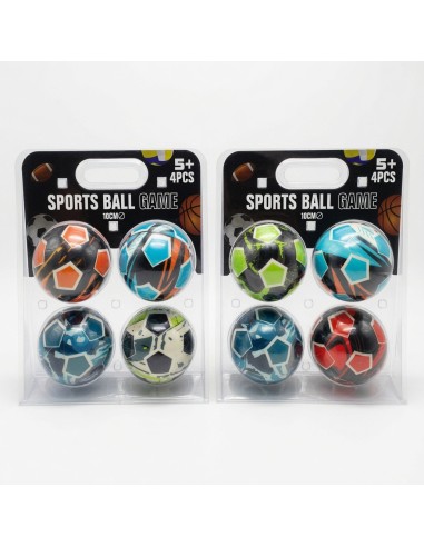 10cm Graffiti Football Pu Balls 4pcs