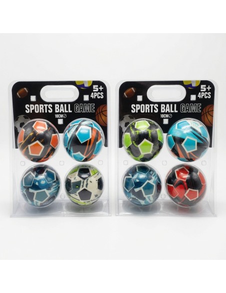 10cm Graffiti Football Pu Balls 4pcs