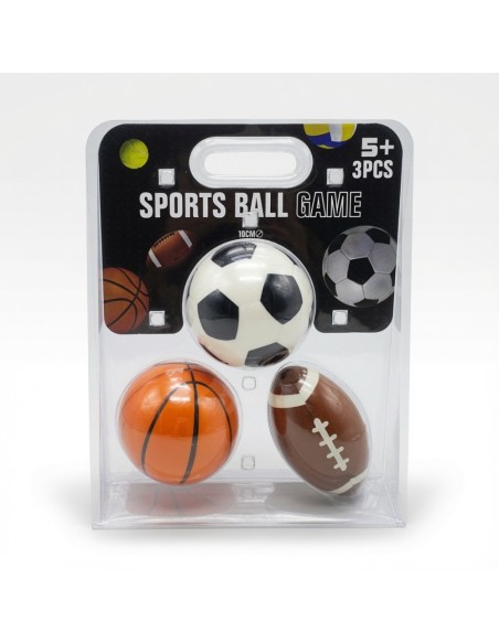10cm Sports Pu Balls 3pcs