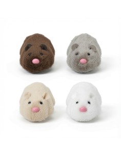 Solid Color Pullback Plush Hamster 2