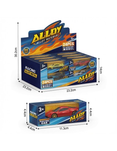 Small Window Box Alloy Racing Car