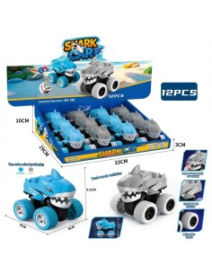 Double Inertial Rolling Shark Cars