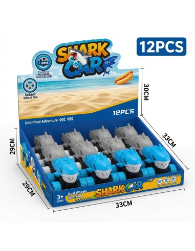 Double Inertial Rolling Shark Cars