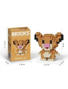 Cartoon Animal Puzzle Building Blocks 130pcs