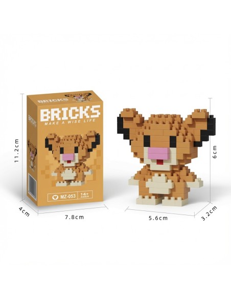 Cartoon Animal Puzzle Building Blocks 130pcs