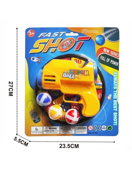 Sticky Ball Gun With Target