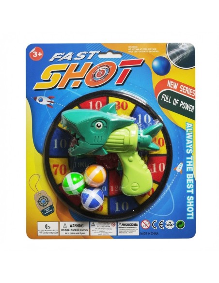 Shark Sticky Ball Gun With Target