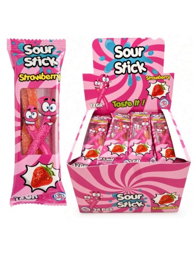 Sour Stick 12Gr Strawberry
