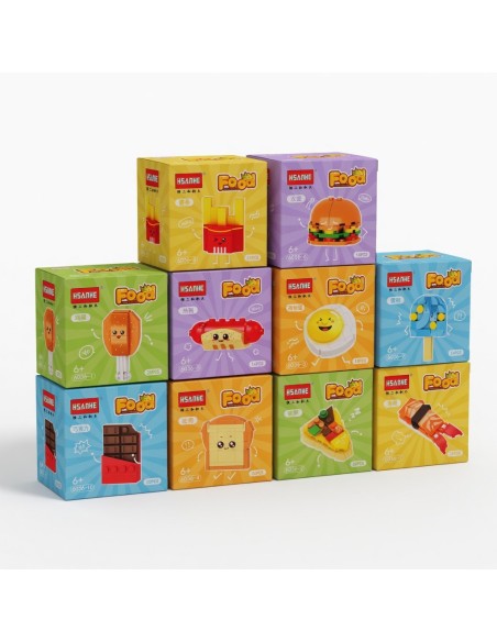 Boxes Hamburger Food Building Blocks (10pcs)